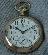 Waltham Vanguard Railway watch rare up/down 18 size model 1892